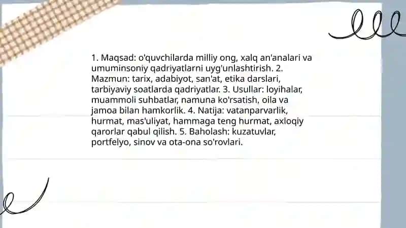 Óquvchilarni manaviy-axloqiy tarbiyalash 3
