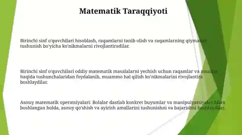 Ilk yoshdagi bolalarning rivojlanishining o'ziga xos xususiyatlari 3