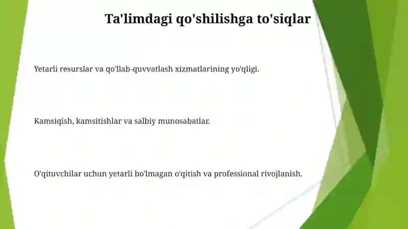 Inklyuziv talim metodlari: tahlil va hususiyatlari 3