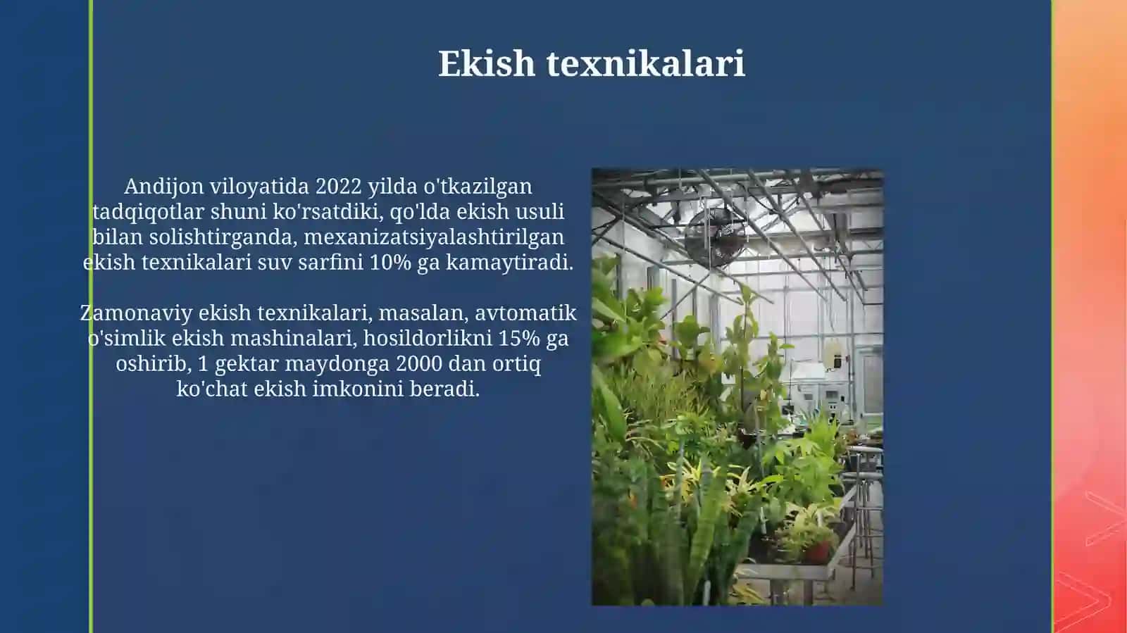 Ekish texnikalari 3