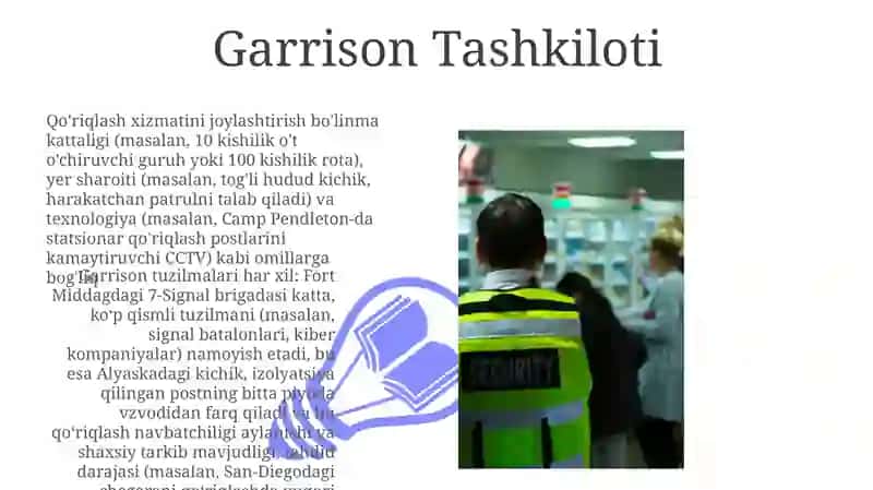 Garnizon vaqorov ulxizmatini o'tash uchun strategyalar 3