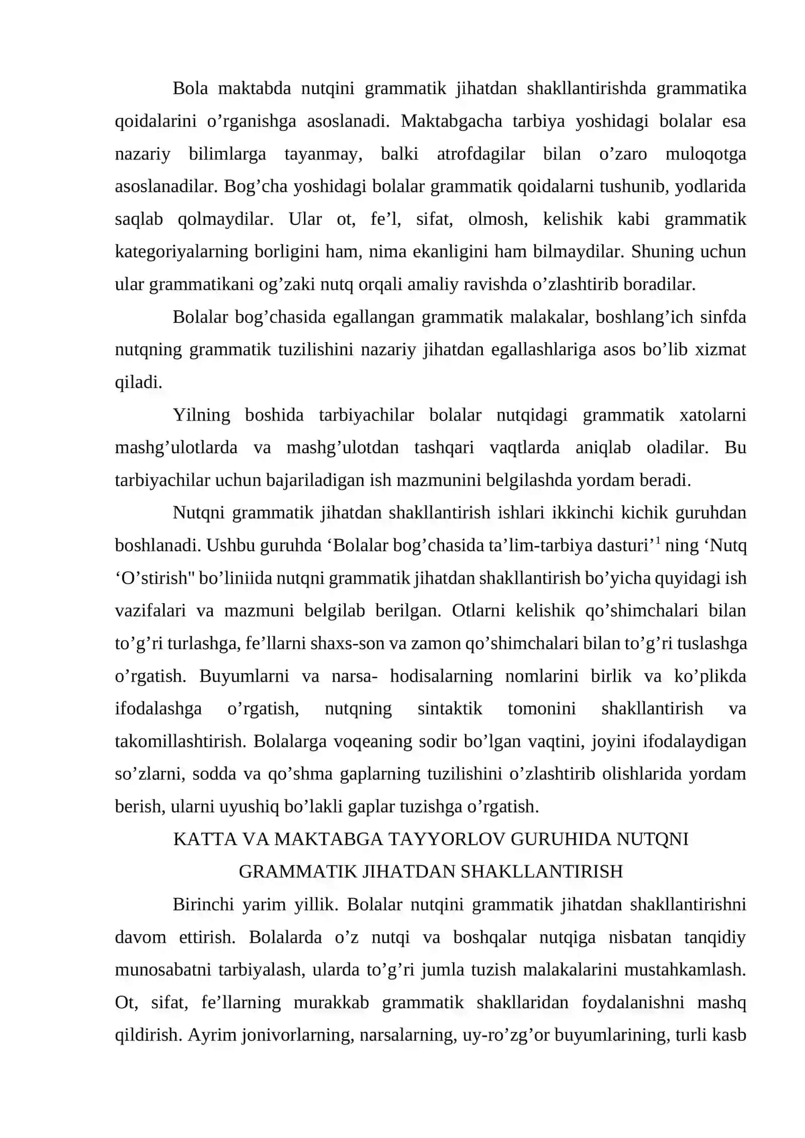 Nutqni grammatik jihatdan shakllantirish uslubiyoti 3