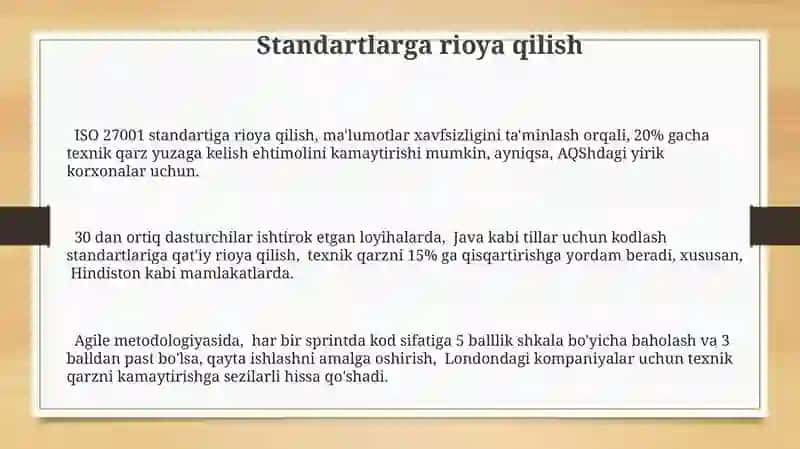 Texnik Qarzni Kamaytirish Usullari 3