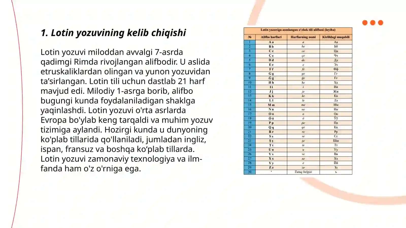 Lotin tili tarixi 3