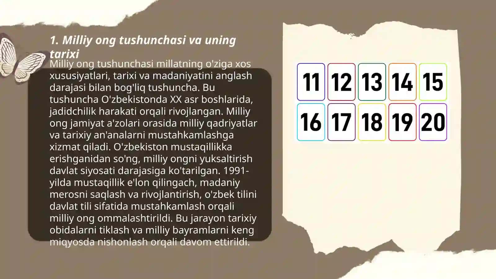 Milliy ong va milliy ózlikni anglash 3