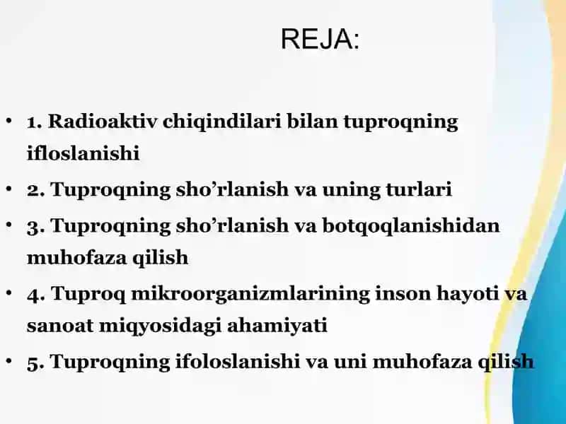 ANTROPOGEN OMILLARNING TUPROQ MIKROORGANIZMLARIGA TA’SIRI 3