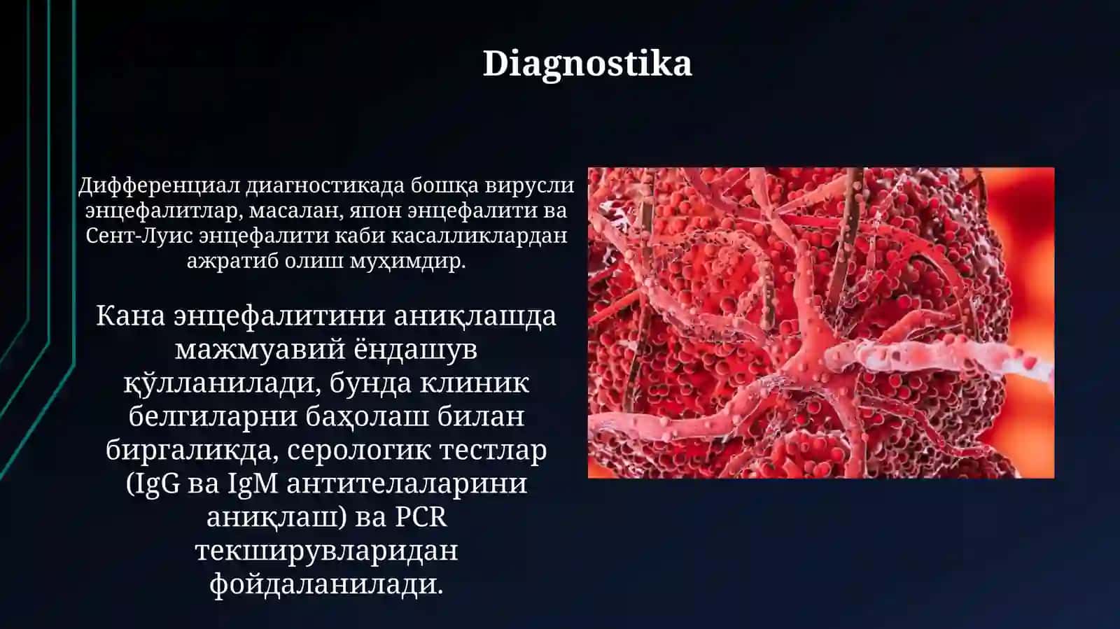 Kana ensefaliti etiologiyasi klinikasi patogenez davolashi 3