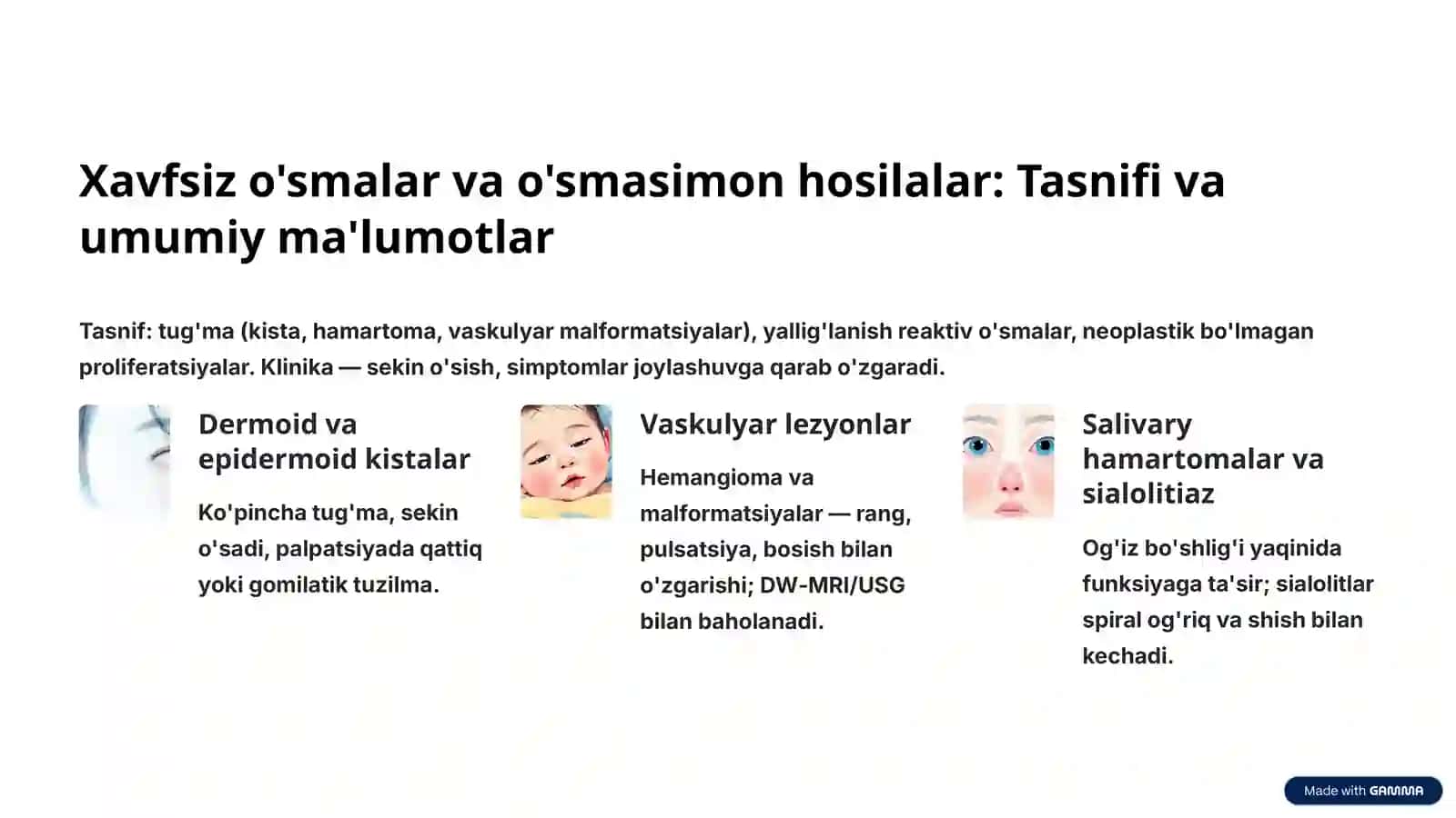 Bolalarda yuz-jag' sohasi o'smalarining o'ziga xos xususiyatlari va onkologik ehtiyotkorlik 3