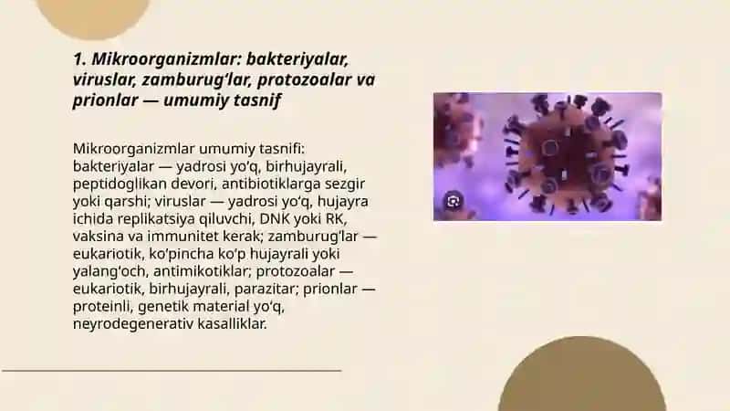 Mikroorganizmlar keltirib chiqaradigan kasalliklari, ularning oldini olish. Immunitet 3