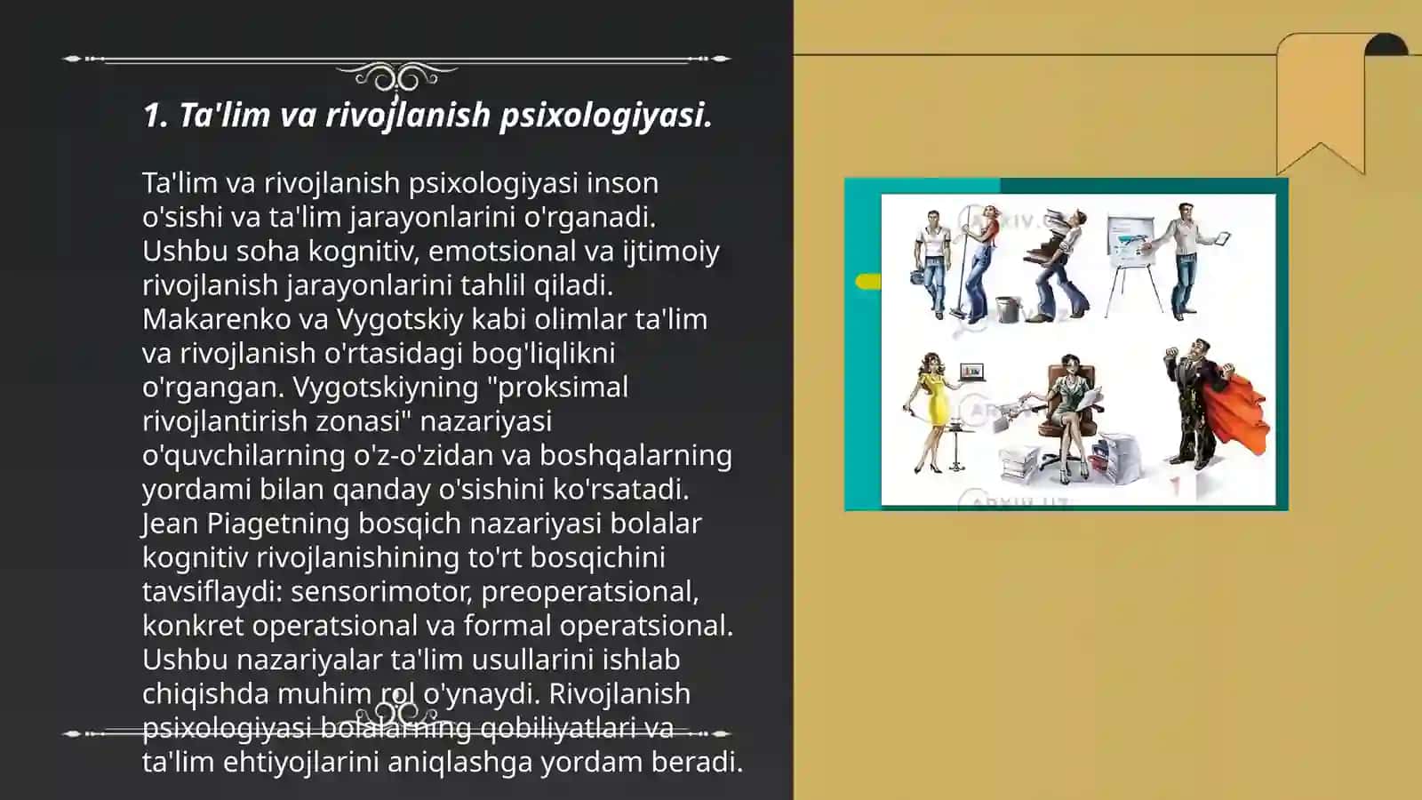 Ta'lim va rivojlanish psixologiyasi 3