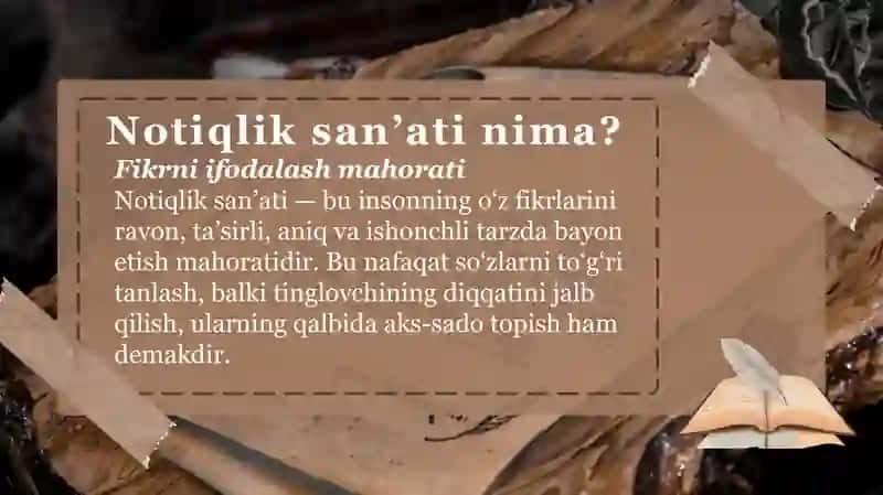 Notiqlik san'ati 3