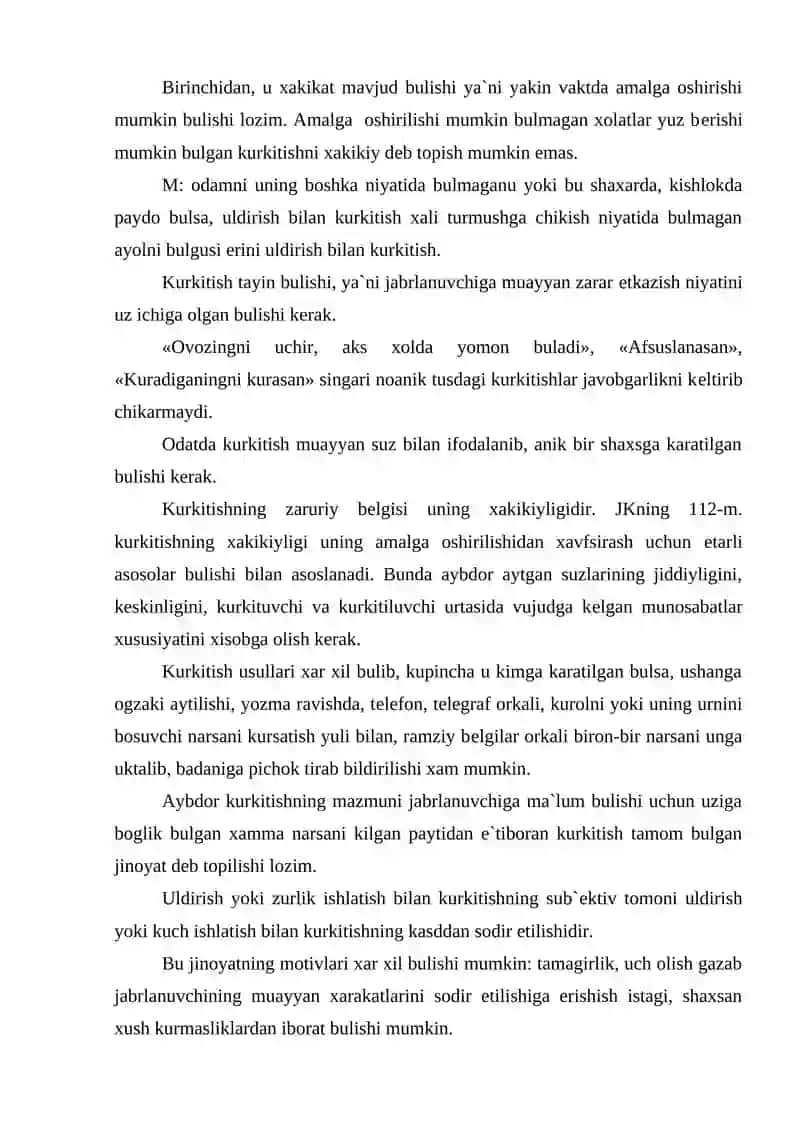 HAYOT VA SOG‘LIK UCHUN XAVFLI JINOYATLARNING JINOIY HUQUQIY TAVSIFI 3