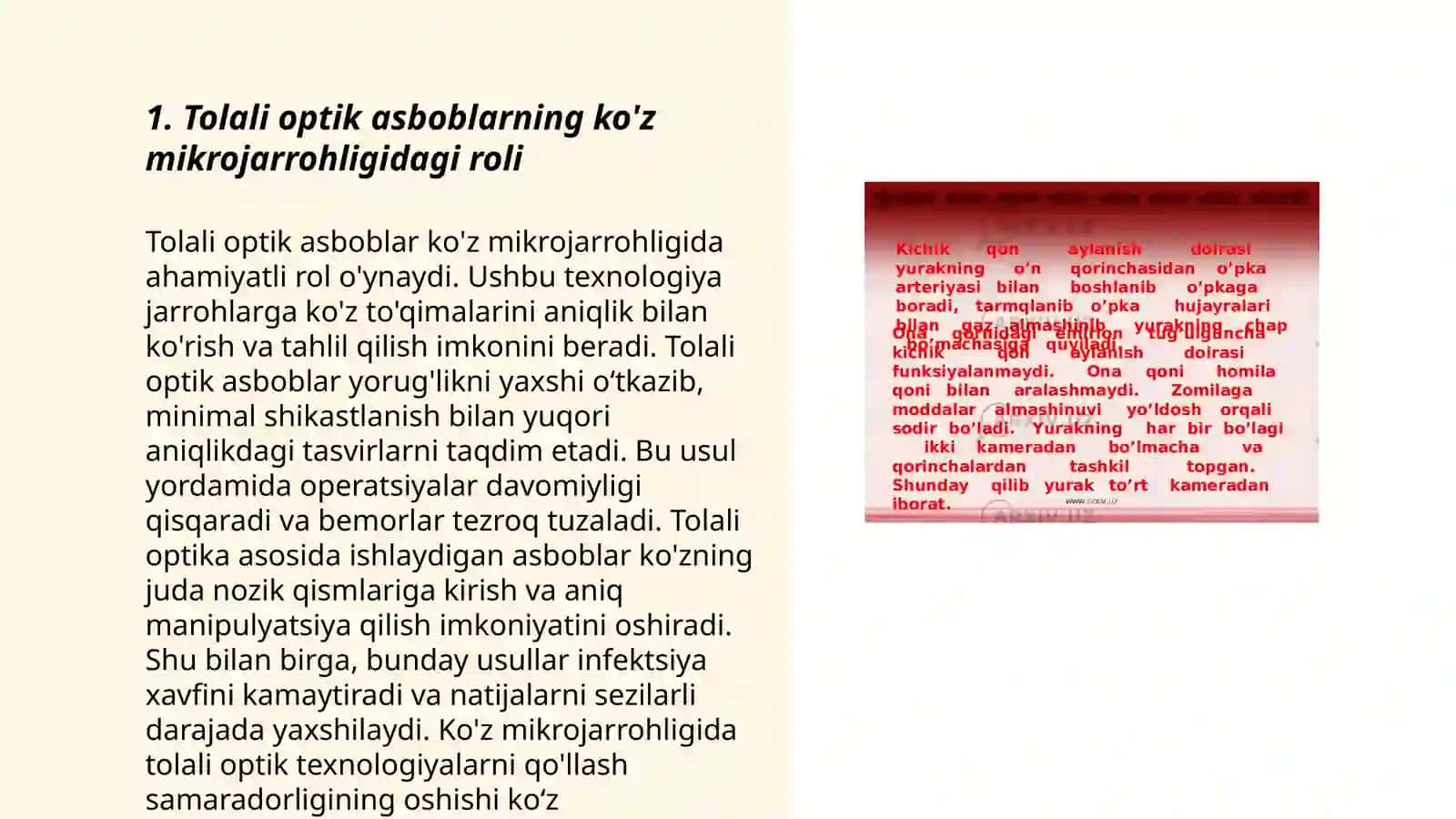 Tolali optik asboblarning tibbiyotdagi ahamiyati 3
