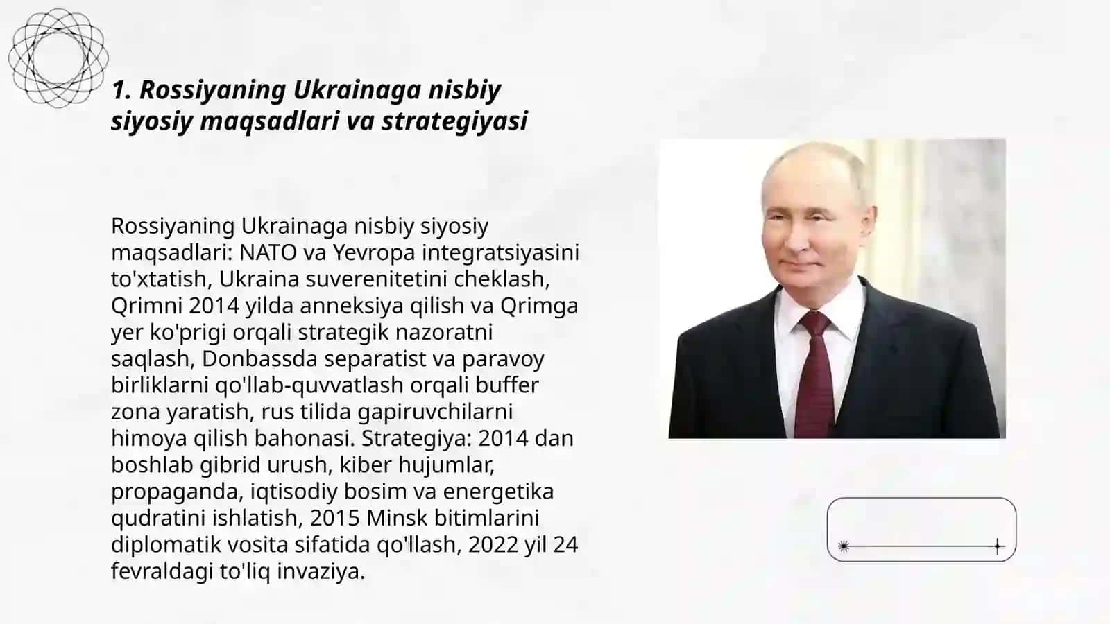 Rossiyaning Ukrainaga nisbatan siyosati va xalqaro munosabatlarga ta'siri 3