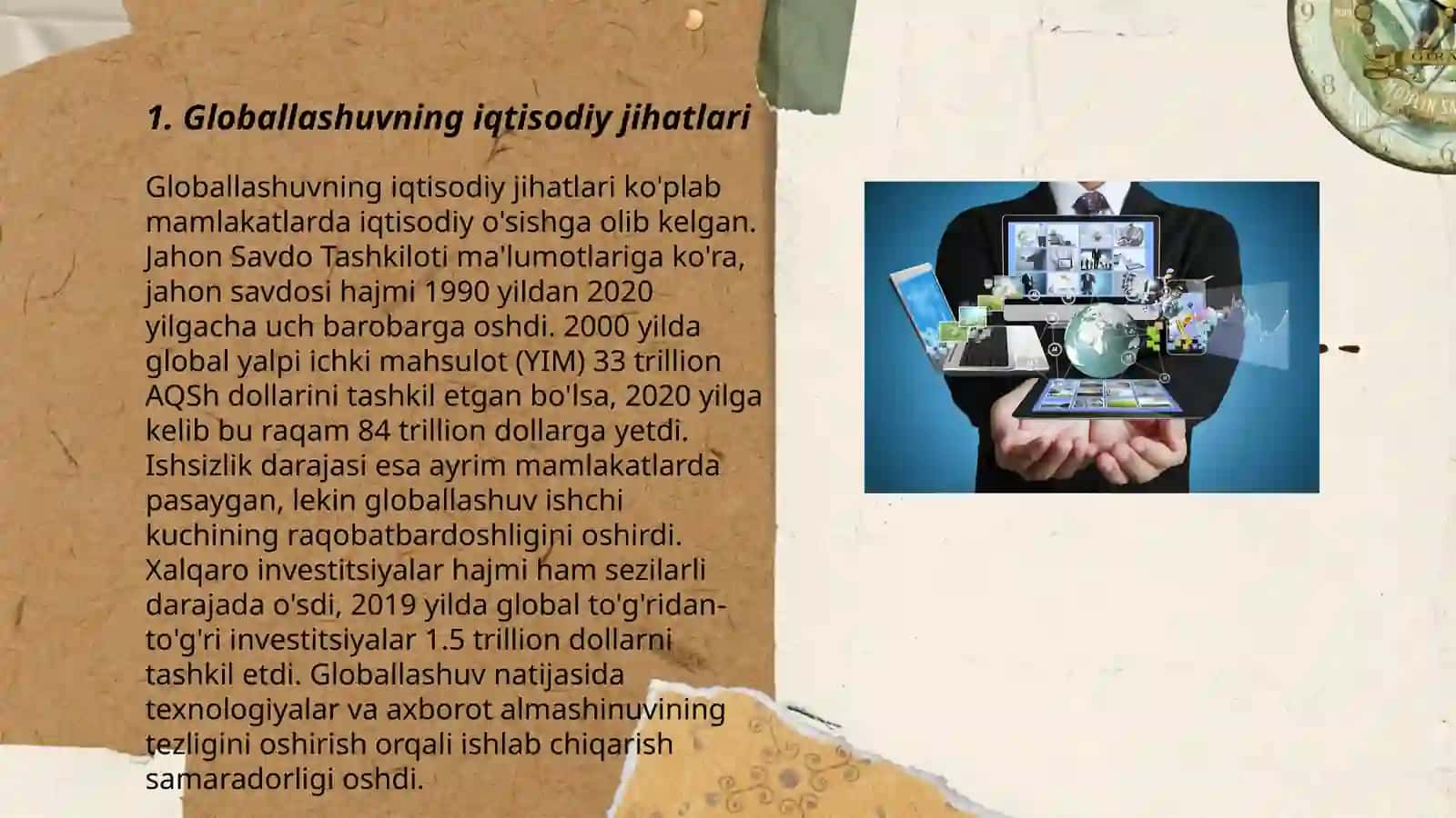 Globallashuv, globalistika va barqaror taraqqiyot jarayonlarining mohiyati 3