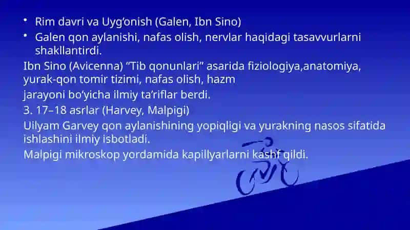 FIZIOLOGIYA FANI RIVOJLANISHI, TIBBIYOTDA AHAMIYATI VA FIZIOLOGIK TEKSHIRUV USULLARI 3