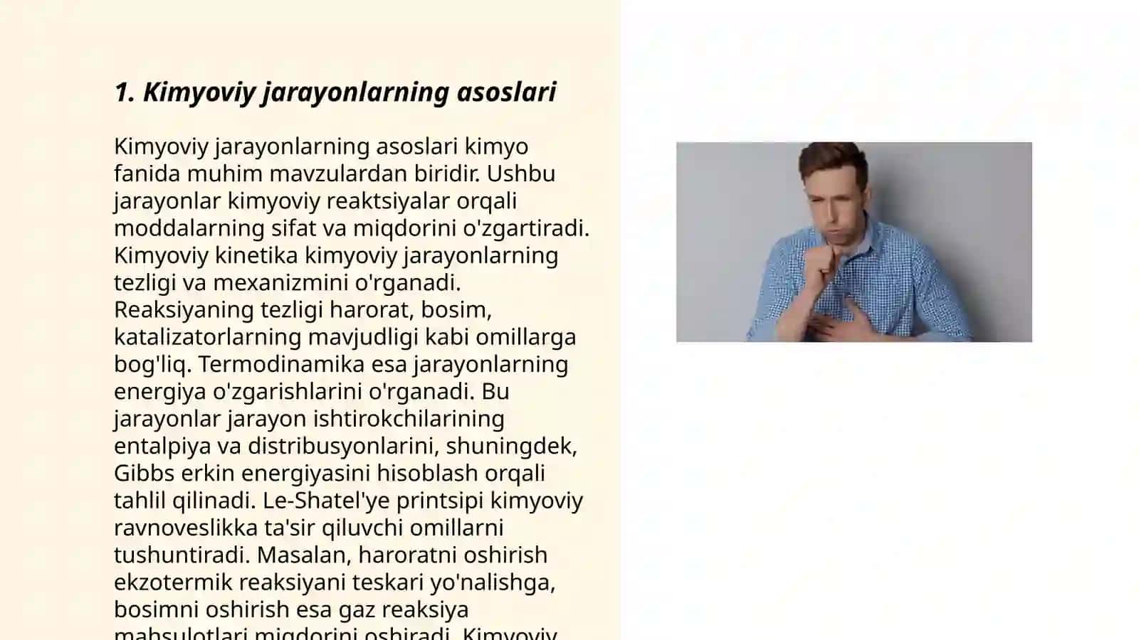Kimyoviy jarayonlarning asoslari 3