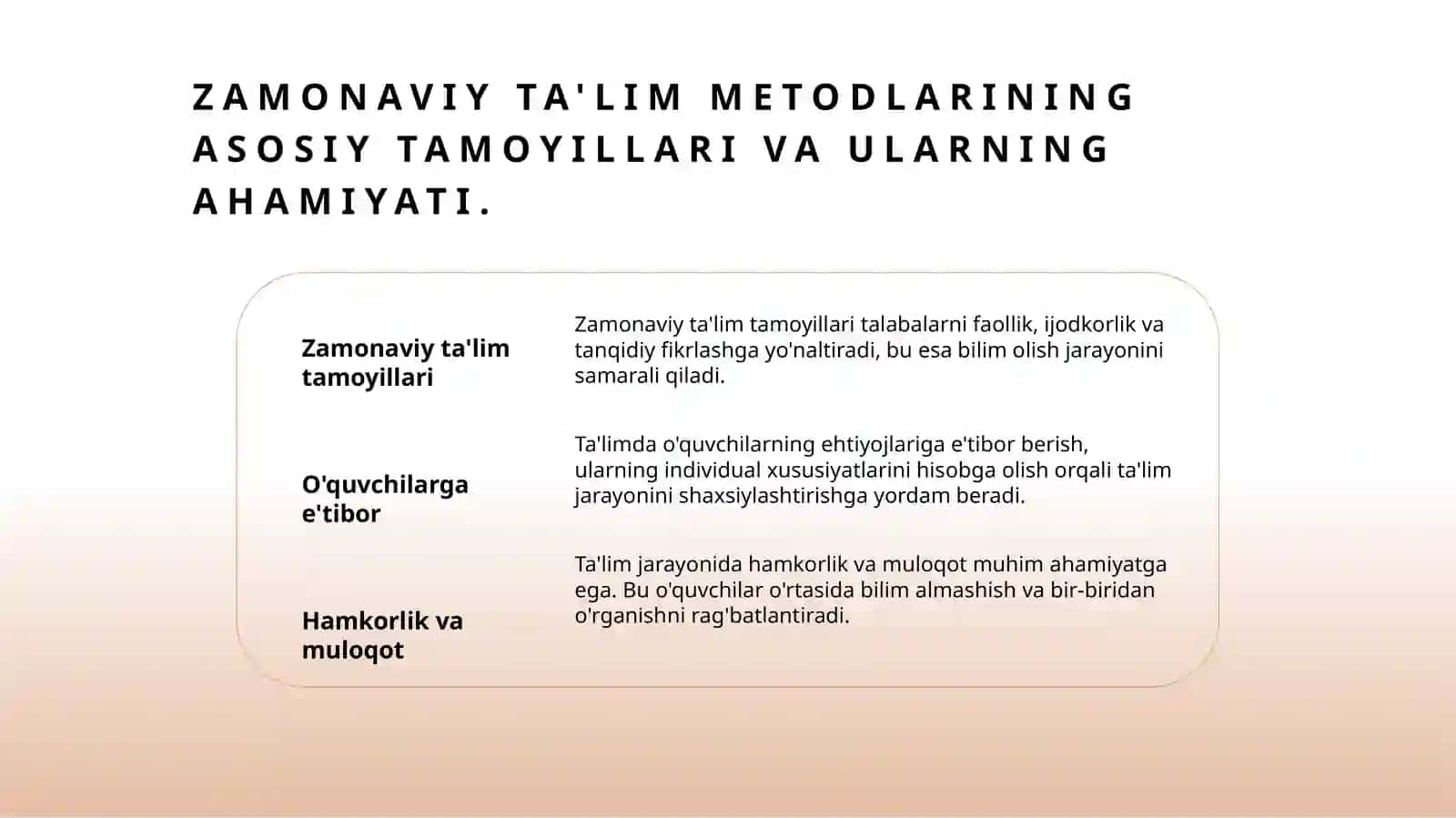 Zamonaviy pedagogikada tarbiya metodlari va shakllari 3