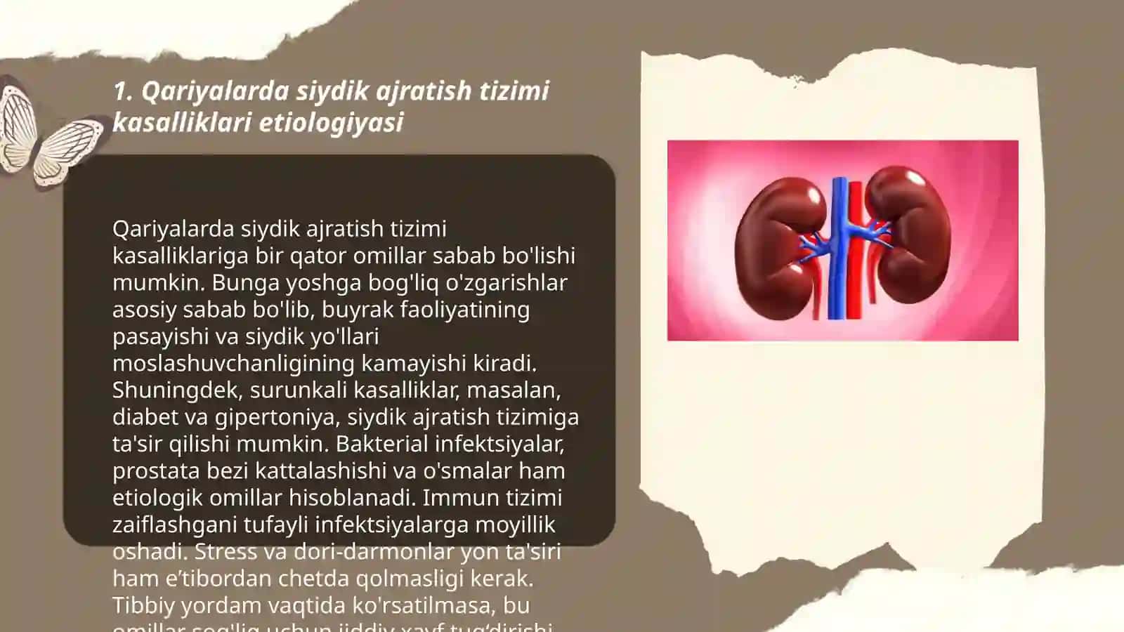 Qariyalarda siydik ajratish tizimi kasalliklari 3