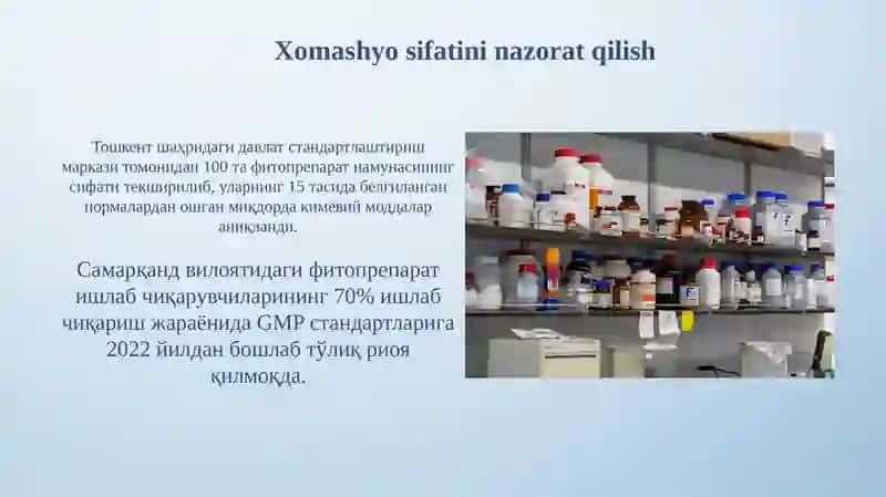 Fitopreparatlarni reglament hujjatlarini rasmiylashtirish qoidalari 3