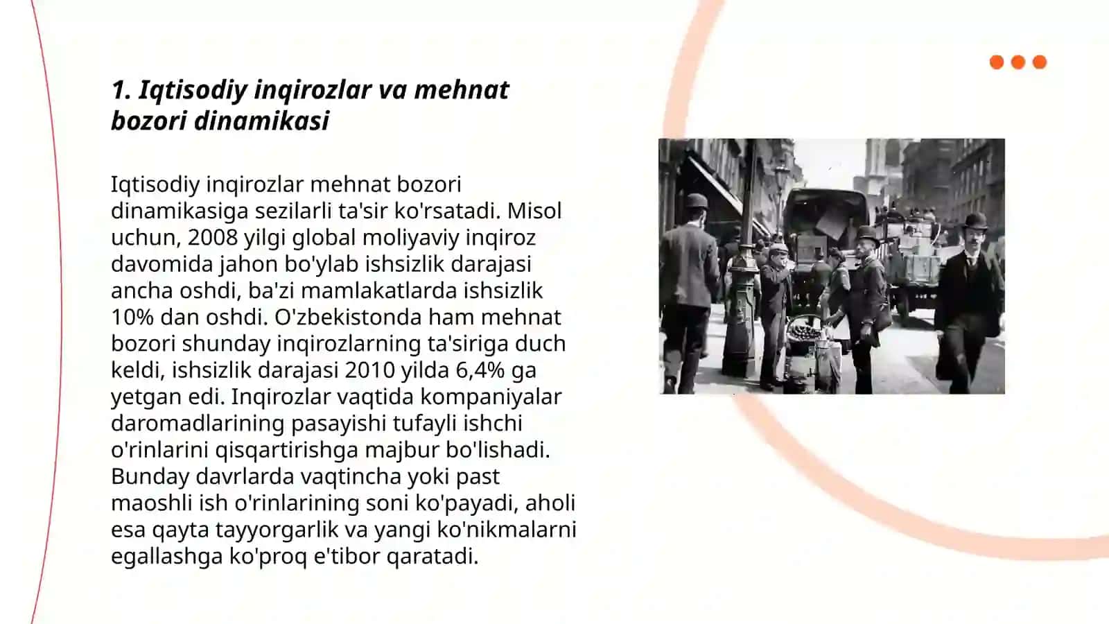 Iqtisodiy inqirozlar va mehnat bozoriga tasiri 3