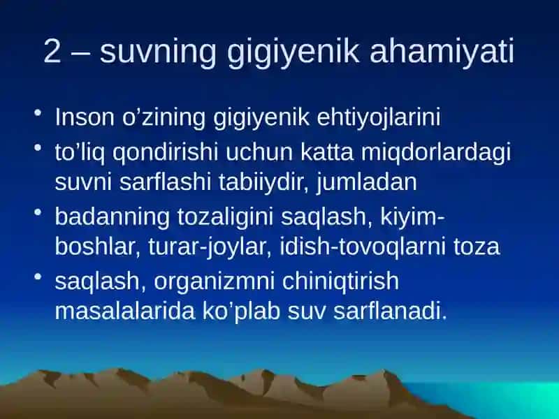 DPMlar suv bilan taminlanishi 3