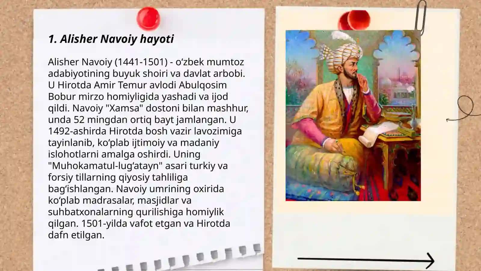 Alisher Navoiy hayoti 3