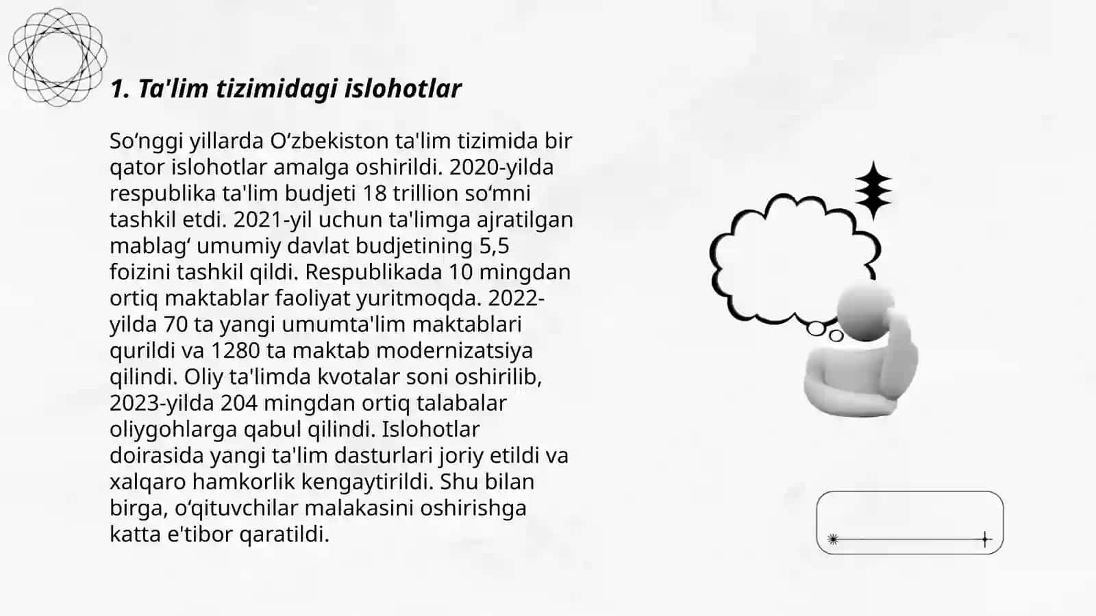Ta'lim tizimidagi islohotlar 3