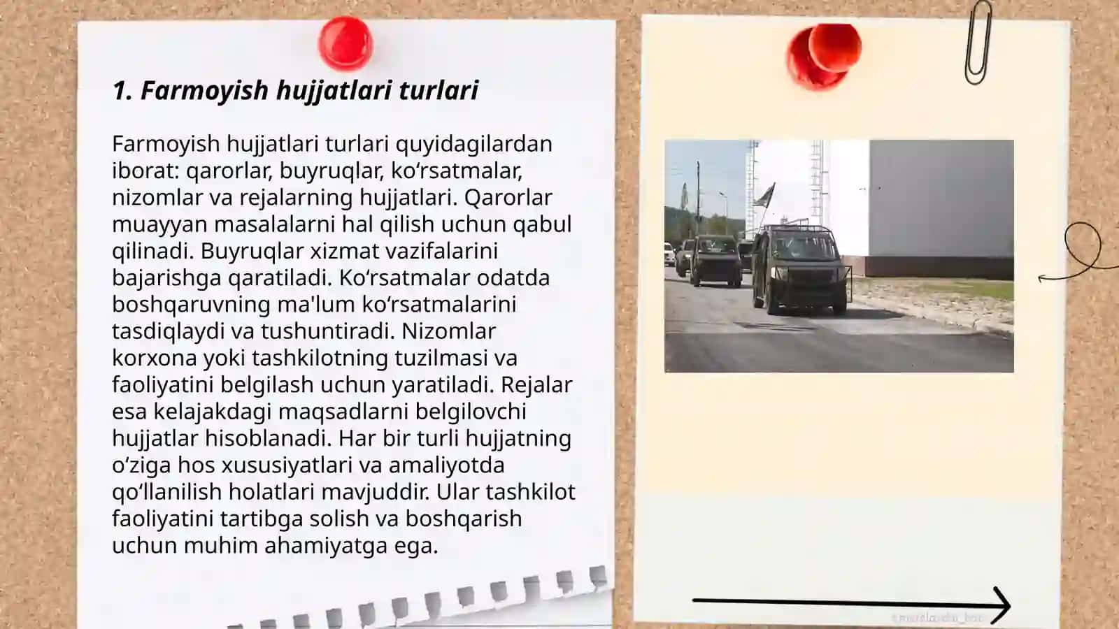 Farmoyish va tashkili hujjatlar 3