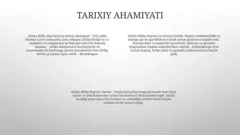Afrika Milliy Bog‘Lari 3