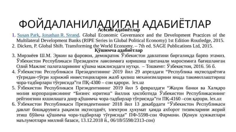 Ўзбекистон Республикаси қишлоқ хўжалигини ривожлантиришда 2020-2030 йилларга мўлжалланган стратегия 3