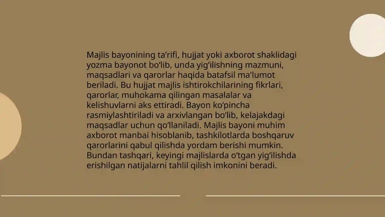 MAJLIS BAYONI VA MAJLIS BAYONIDAN KOʼCHIRMANING TUZILISH VA TARKIBIY QISMLARI 3