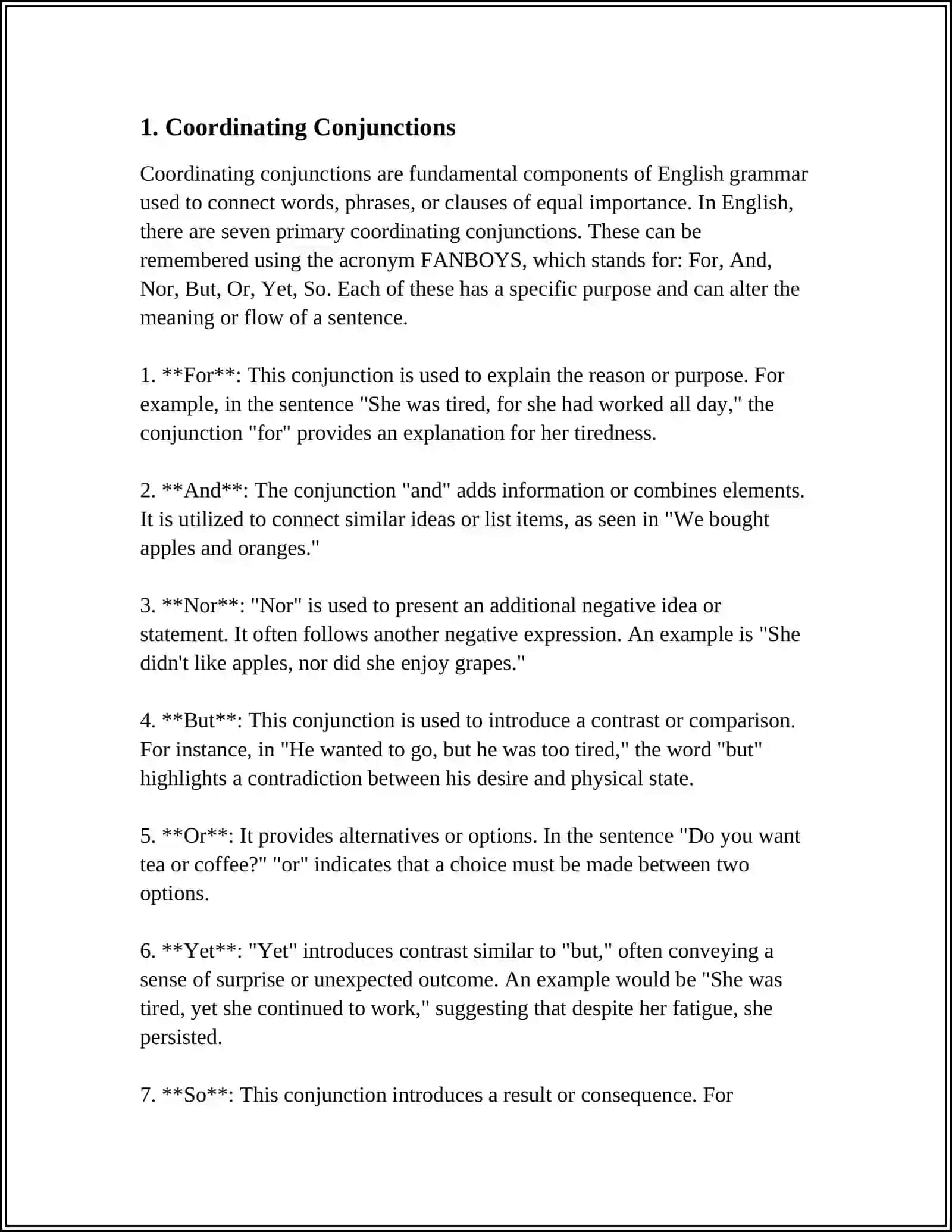 CONJUNCTIONS 3