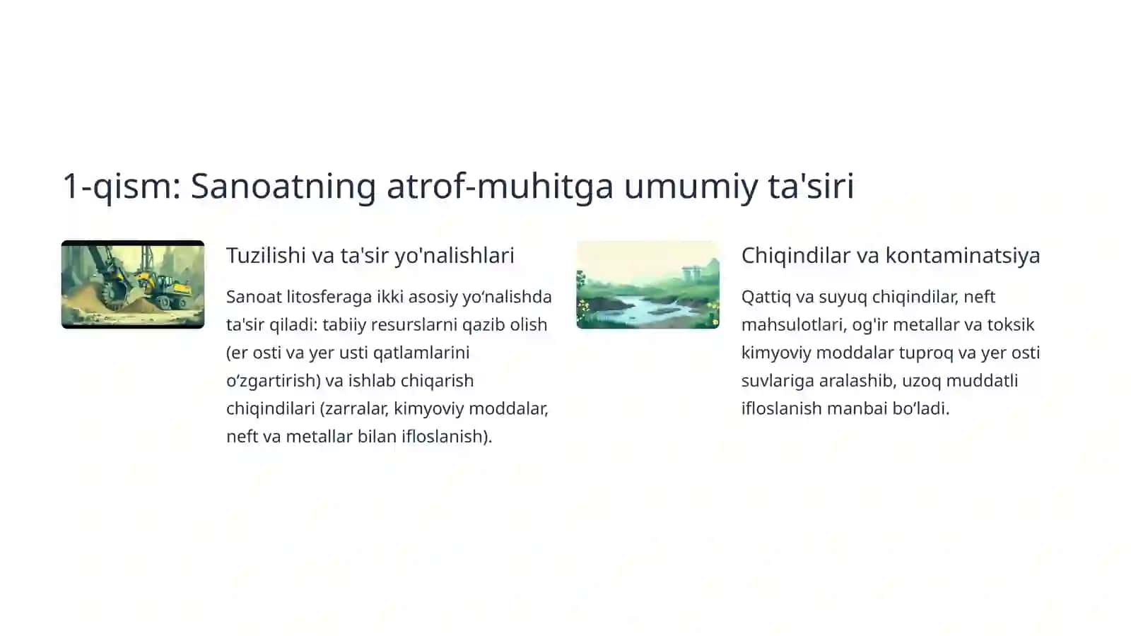 Sanoat Rayonlarida Litosferaning Ifloslanishi 3
