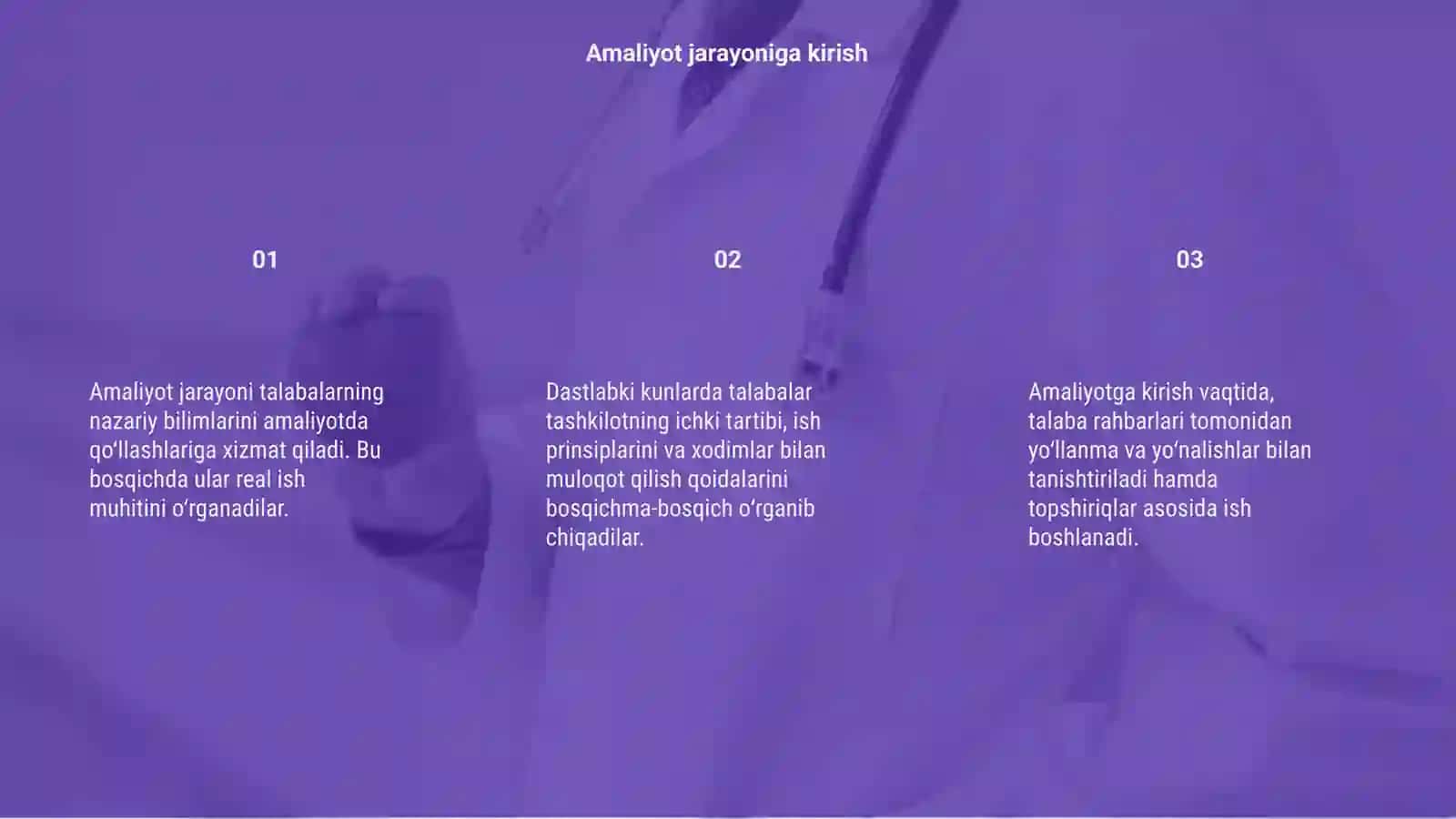 Amaliyot jarayoni 3