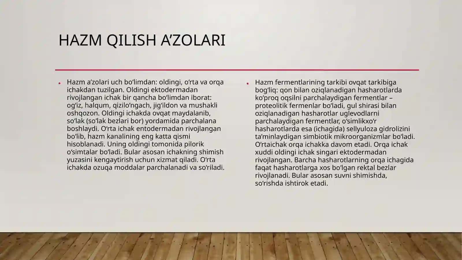 Traxeya bilan nafas oluvchilarning kenja tipi (tracheata). Hasharotlar sinfi (insecta) 3