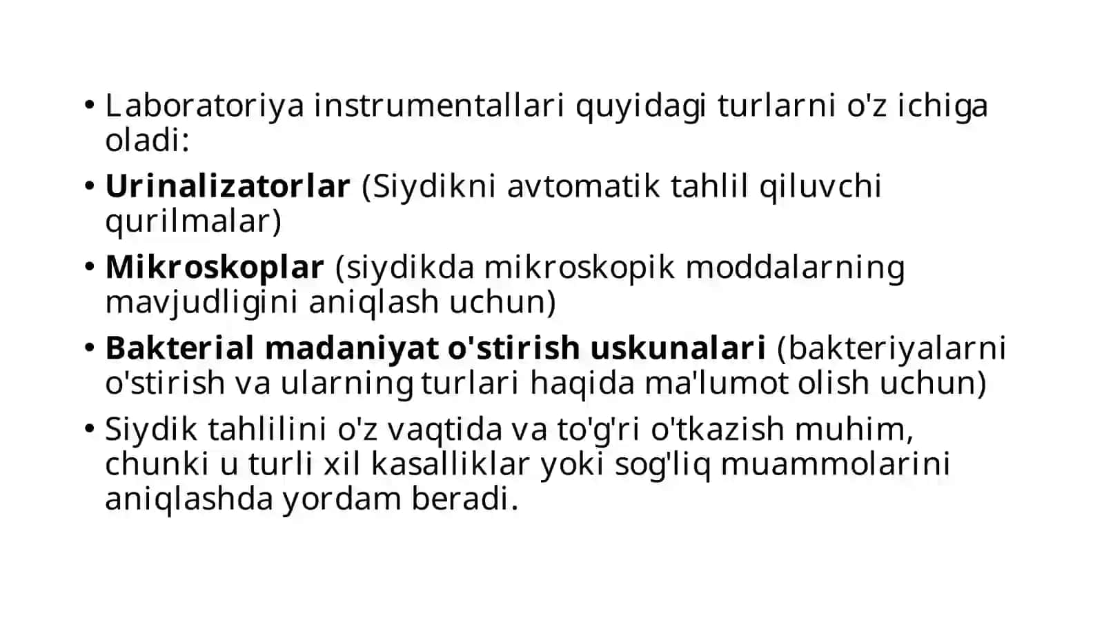 Siydikni laborator-instrumental tekshiruvlari 3