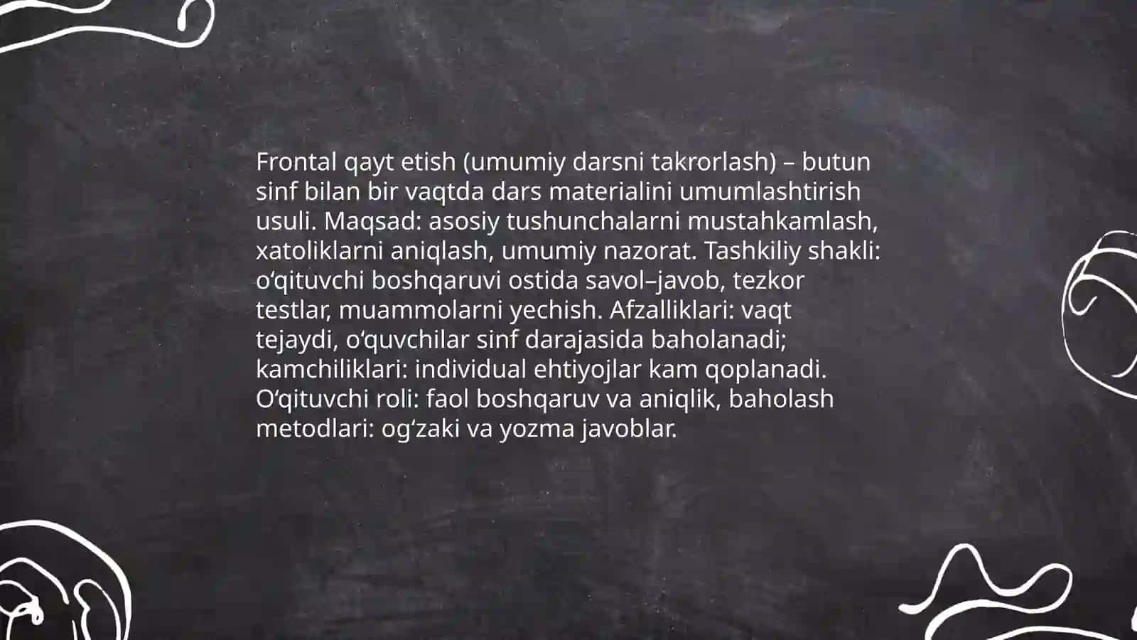 Mashgʻulotlarni qayt etish turlari 3
