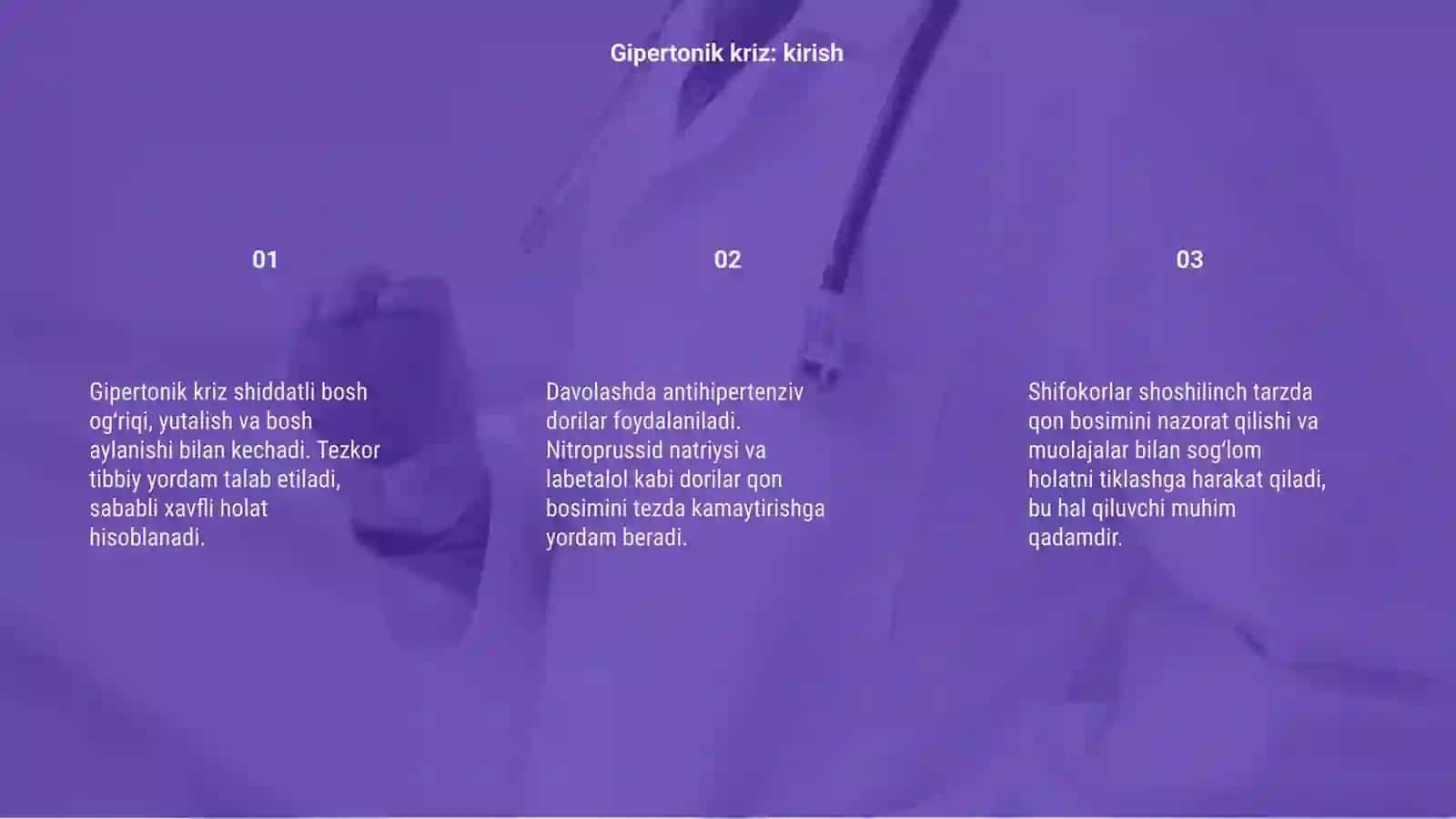 Dori vositalari gipertonik krizda 3