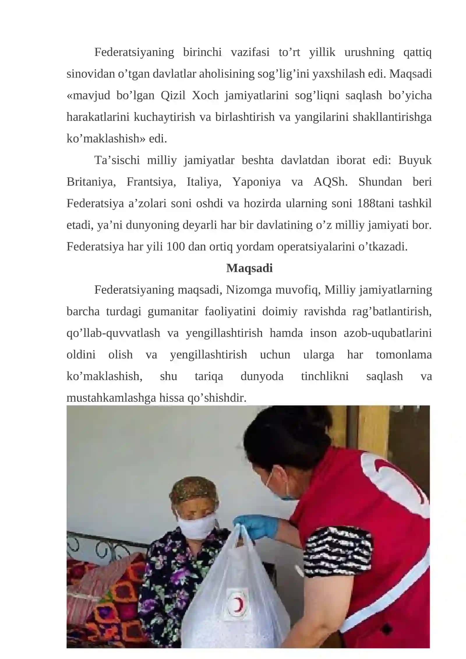 Xalqaro Qizil Xoch va Qizil Yarim Oy Jamiyatlari Federatsiyasi 3