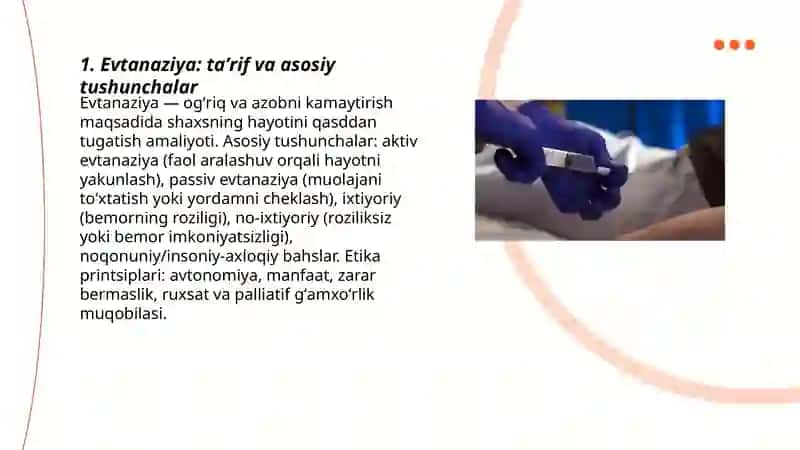 Evtanaziya tushunchasi va uning turlari 3