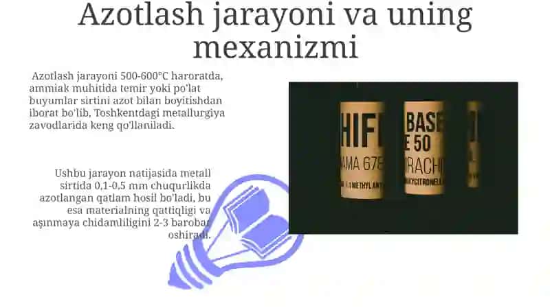 Metallarni kimyoviy termik ishlash usulini organish 3