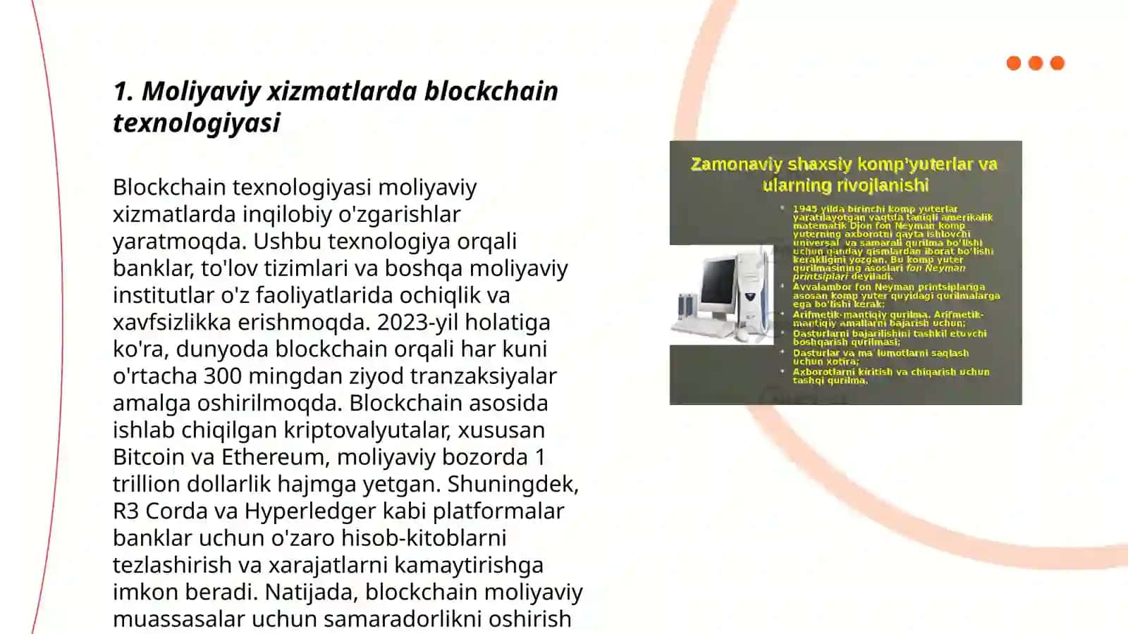 blokchain texnologiyasidan turli tarmoq sohalarida foydalanish xususiyatlari 3