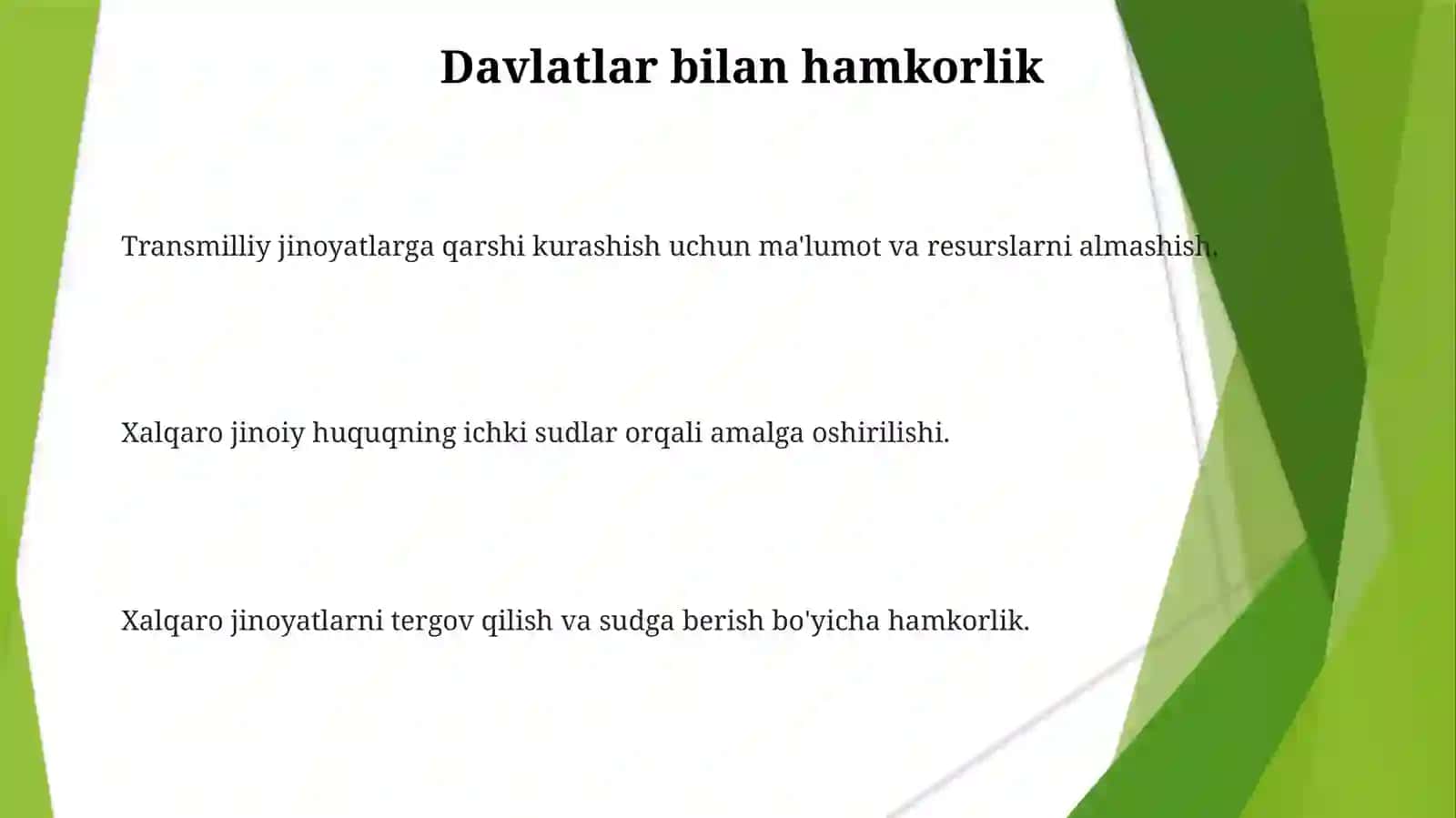 Xalqaro Jinoyat Huquqi 3