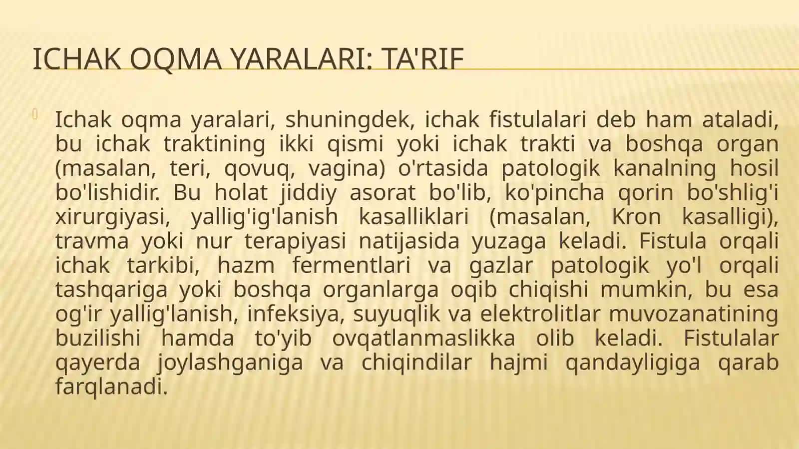 Ichak oqma yaralarini bartaraf qilish usullari 3