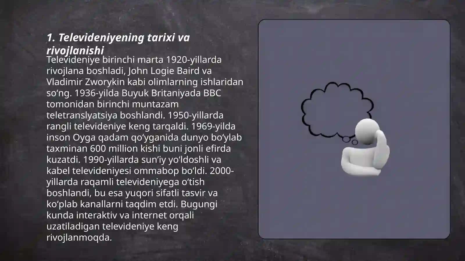 Televideniya koʻngilochar sanoat sifatida 3