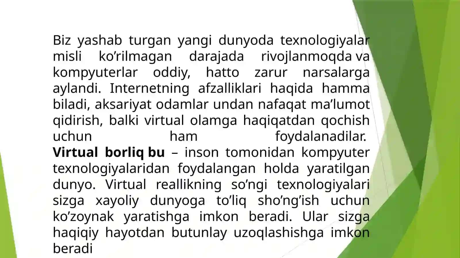 Mediya savodxonlik fanidan tayyorlagan TAQDIMOTI 3