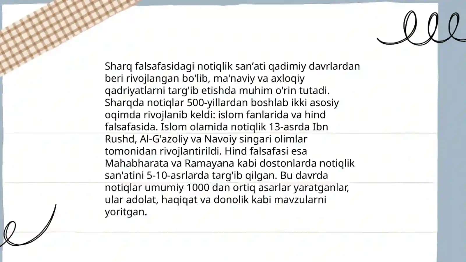 Sharq va gʻarb mutafakkirlari notiqlik sanʼati xususida 3