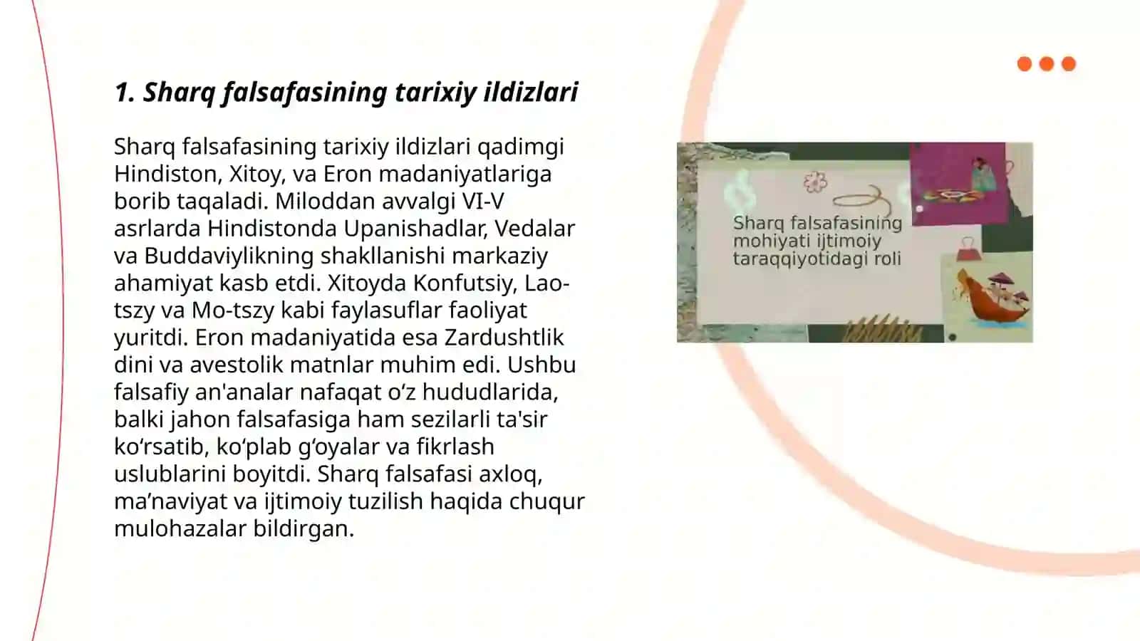 Sharq falsafasining mohiyati va ijtimoiy taraqqiyotdagi roli 3