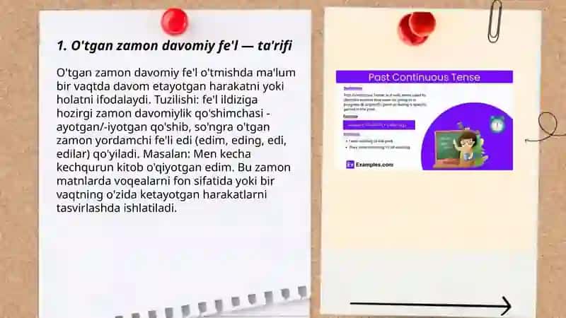 Past continuous tense 3